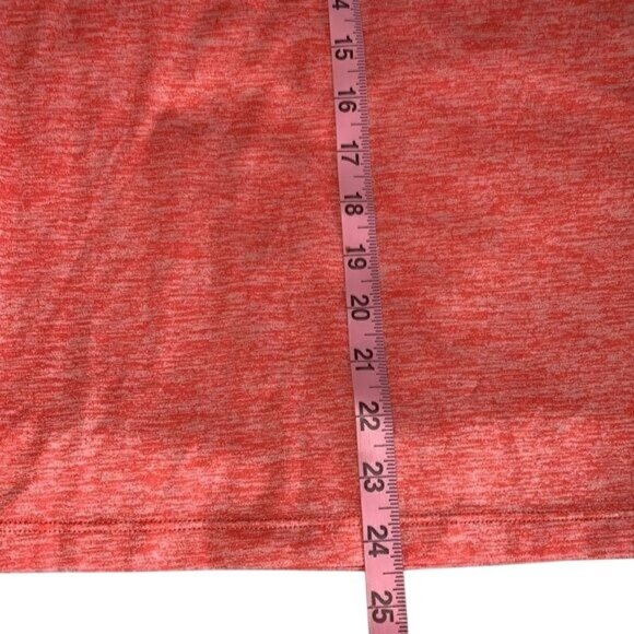 Under Armour Heatgear Red Heather Long Sleeve Shirt M - Picture 9 of 9